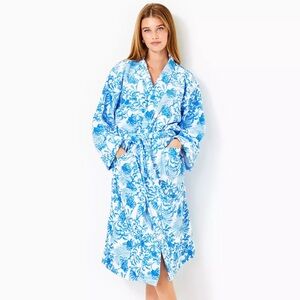 Lilly Pulitzer Luxe Cotton Terry Robe, NWT